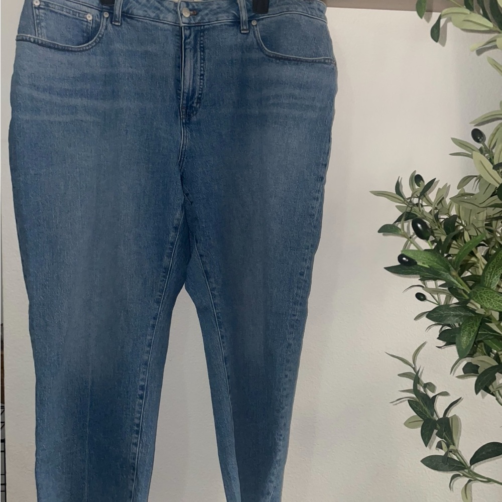 Madewell Women's Straight Leg Blue Jeans